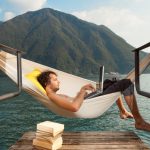 istock portrait of a young man in the hammock