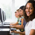 College  istock students in a computer lab