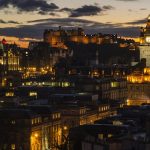 Edinburgh dusk city views
