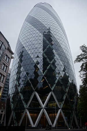 Norman Foster’s 30th St. May Axe Building, London, United Kingdom